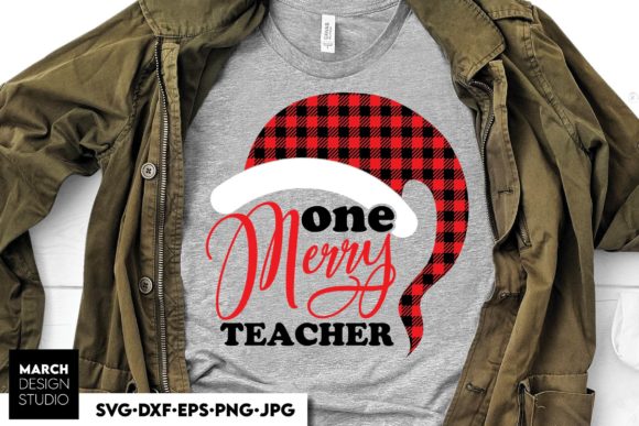 Download One Merry Teacher Christmas Shirt Svg - Premium Resources