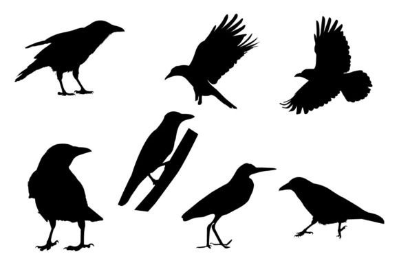 Download Beautiful Crow Dancing Silhouette Vector - Dancing silhouette Collection