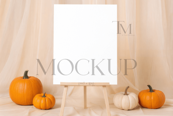 Download Fall Welcome Sign Mockup 16x20 - Premium Resources