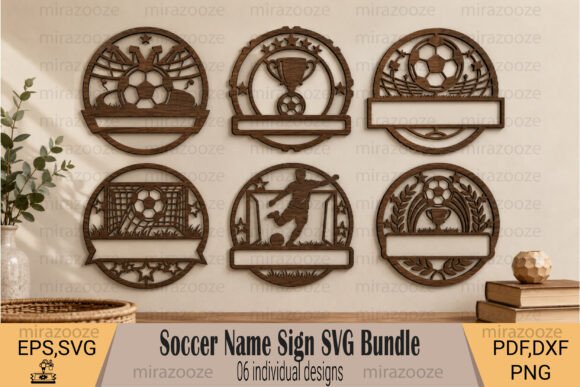 Download Soccer Name Sign SVG Bundle - Soccer name sign Collection