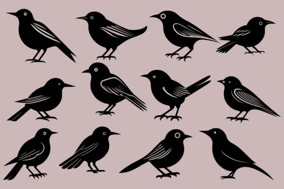 Download Beautiful Bird Dancing Silhouette Vector - Dancing silhouette Collection